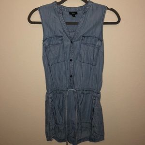 Denim romper